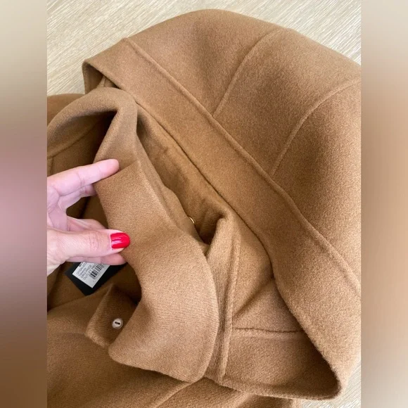 MAJE Galicol Double sided Wool Coat!! Camel/ Tobacco color!! Size 38!! NWT! NEW